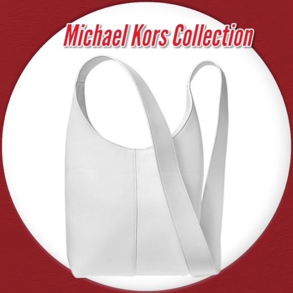 NWT Michael Kors Collection Woman's Crossbody Bag Mini Leather Hobo - Picture 1 of 13